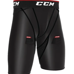CCM Men's Hockey Compression Jock Shorts, Senior, Assorted Sizes