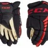 CCM JetSpeed FT4 Hockey Gloves, Senior, Navy/White
