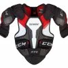 CCM JetSpeed FT4 Shoulder Pads, Black, Senior