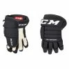 CCM Jetspeed Youth Hockey Gloves, 9-in, Black