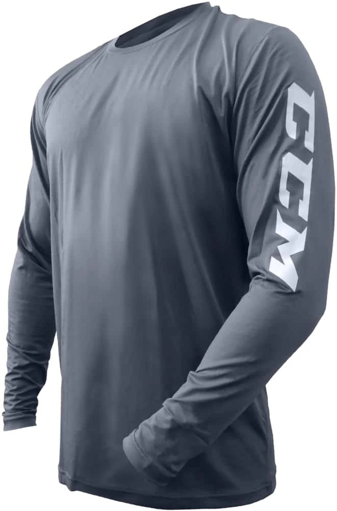 CCM Performance Loose Long Sleeve Hockey Top, Junior, Assorted Sizes