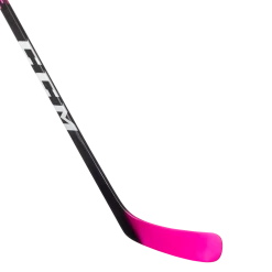 CCM Ribcor Prime Composite Hockey Stick, Flex 55, Intermediate, Pink