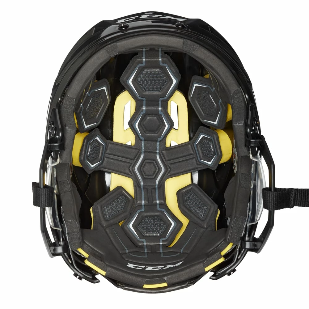 CCM Tacks 310 Senior Hockey Helmet & Cage Combo, Black - Image 7