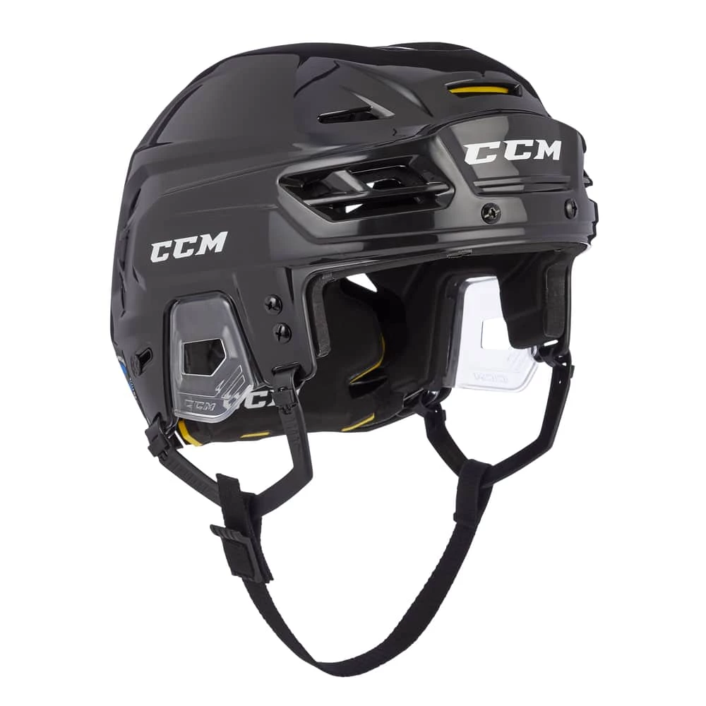 CCM Tacks 310 Senior Hockey Helmet & Cage Combo, Black - Image 2