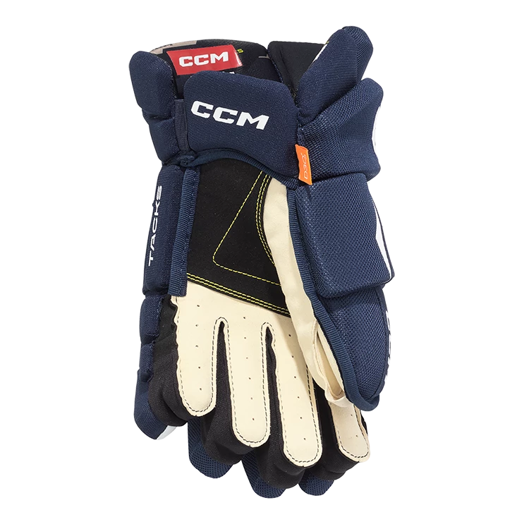 CCM Tacks 580 Hockey Gloves, Junior, Navy
