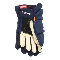 CCM Tacks 580 Hockey Gloves, Senior, Navy