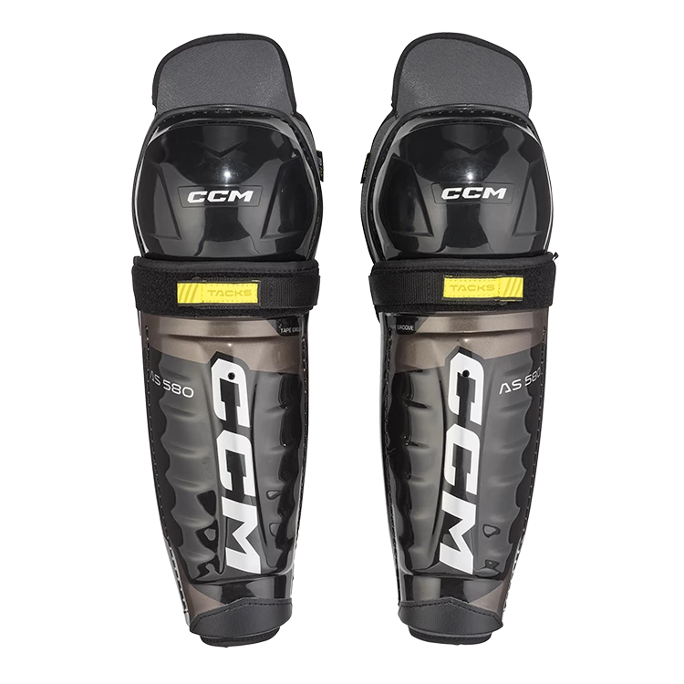 CCM Tacks 580 Hockey Shin Guards, Senior
