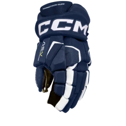 CCM Tacks AS5 Hockey Gloves, Junior, Navy