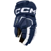 CCM Tacks AS5 Hockey Gloves, Senior, Navy