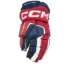 CCM Tacks AS5 Hockey Gloves, Junior, Navy/Red/White